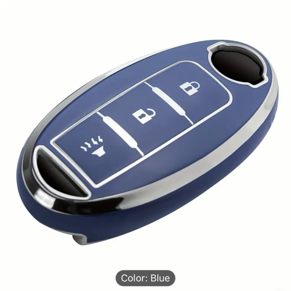 Blue Car Key Fob Cover - Preowned - Nissan